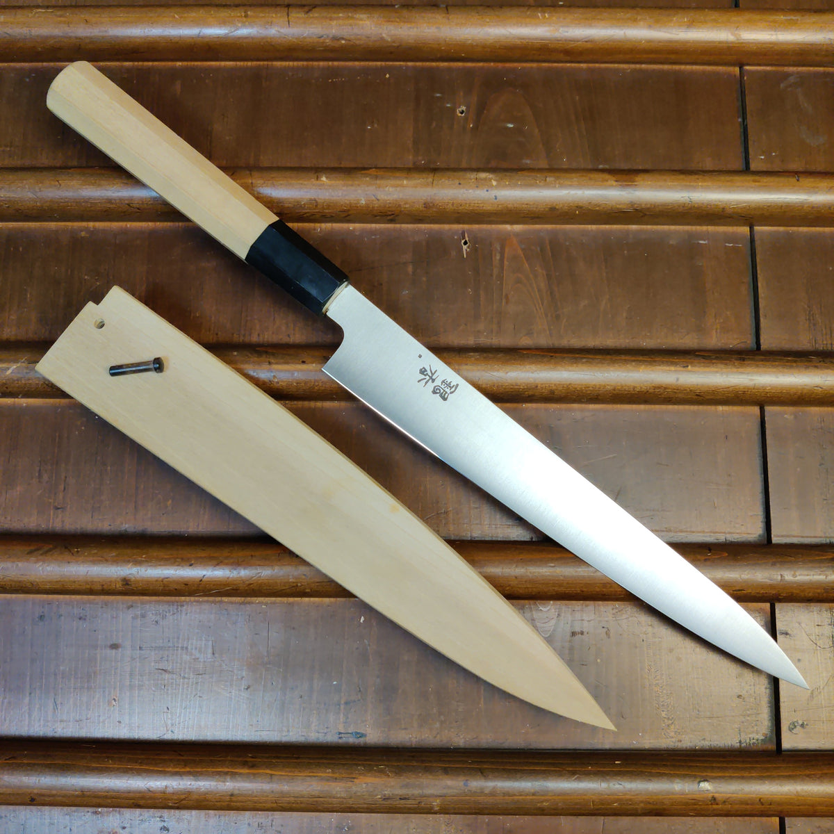 Trade In Ashi Hamono 210mm Wa Petty Swedish Stainless W Box & Saya