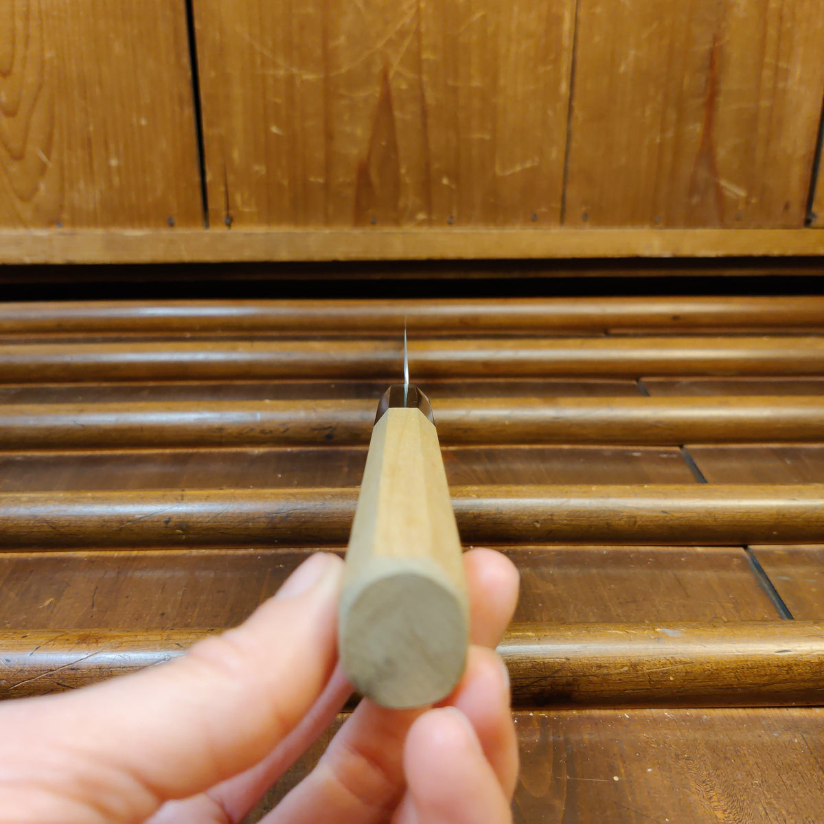 Trade In Ashi Hamono 210mm Wa Petty Swedish Stainless W Box & Saya