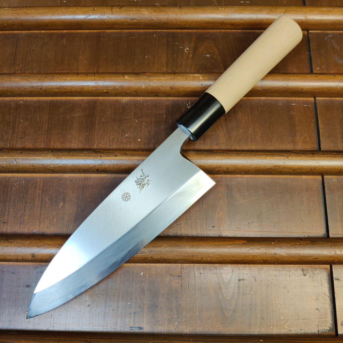 Sakai Kikumori Tomoshibi 165mm LEFTY Deba Shirogami 2 with Box