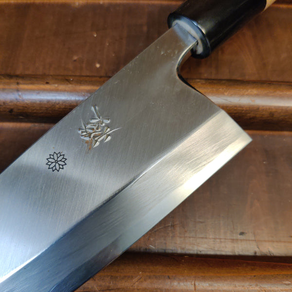 Sakai Kikumori Tomoshibi 165mm LEFTY Deba Shirogami 2 with Box