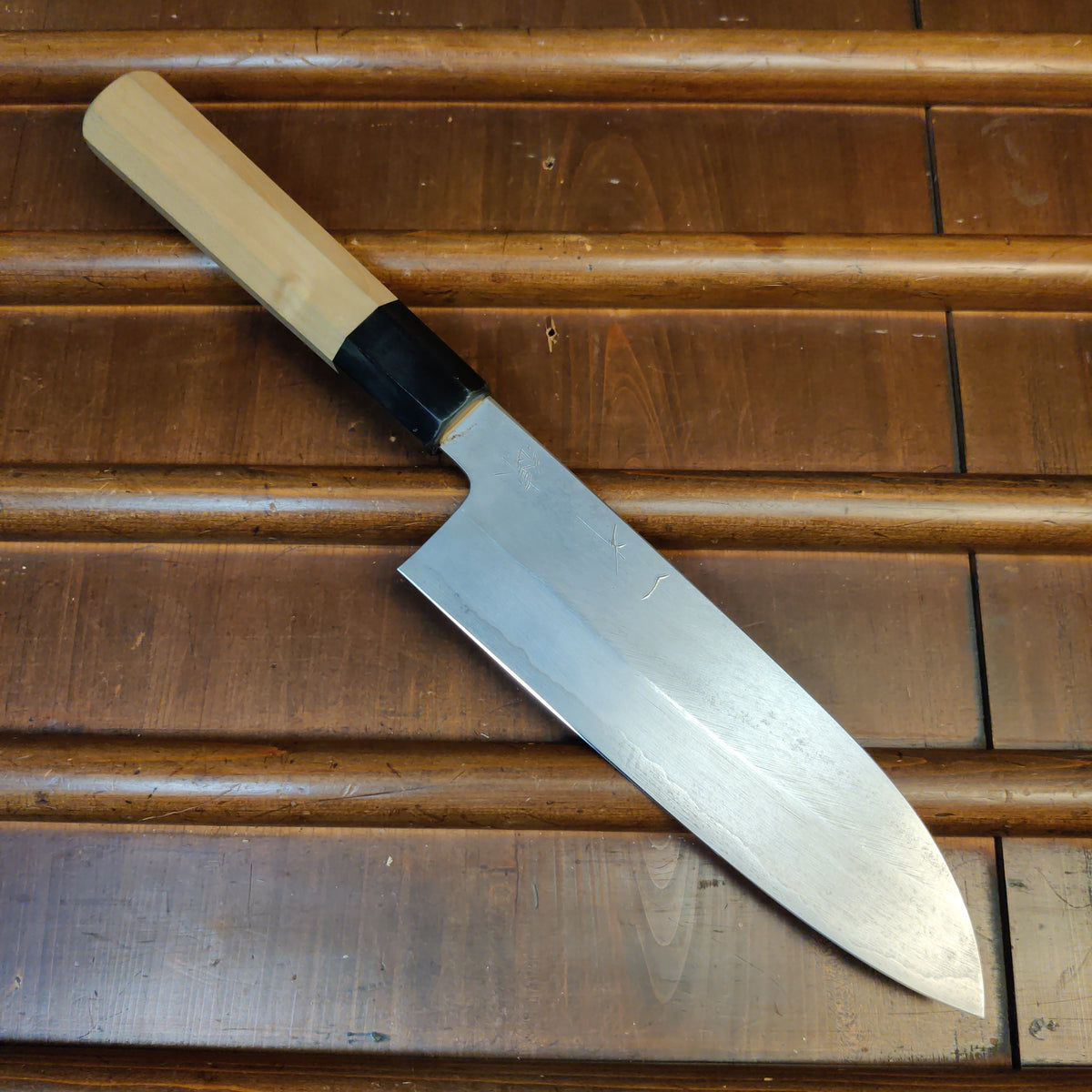 Hitohira Kikuchiyo Ren 180mm Santoku Aogami #2 No Box