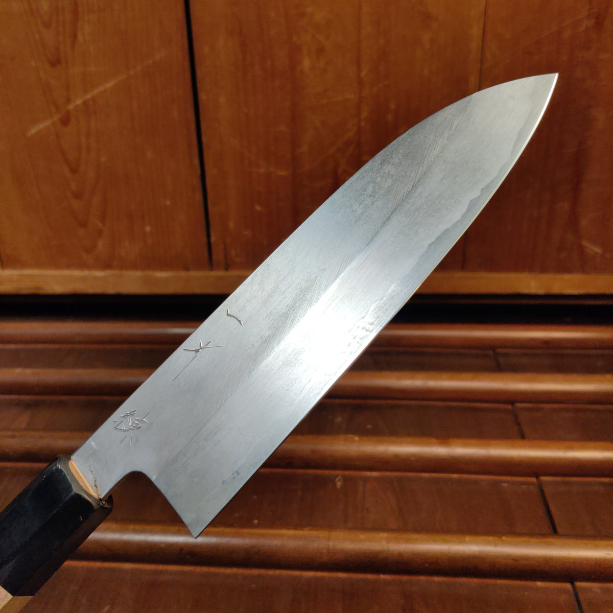 Hitohira Kikuchiyo Ren 180mm Santoku Aogami #2 No Box
