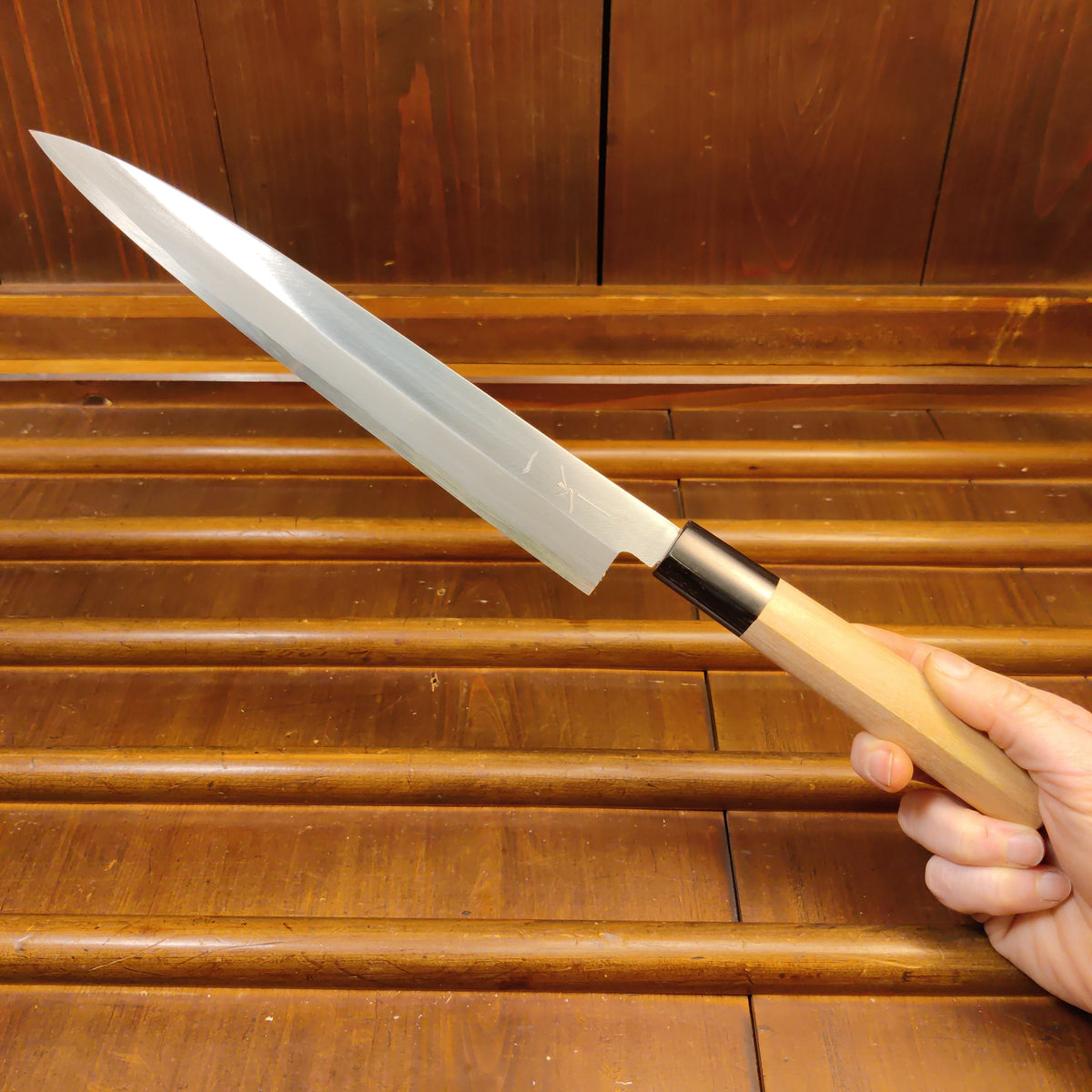 Hitohira Gorobei 240mm Yanagi Aogami 2 Ho Wood - LEFTY