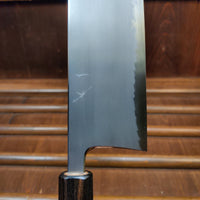 Hitohira Gorobei Rikichi 165mm Nakiri Aogami 2 Kasumi Ho Wood