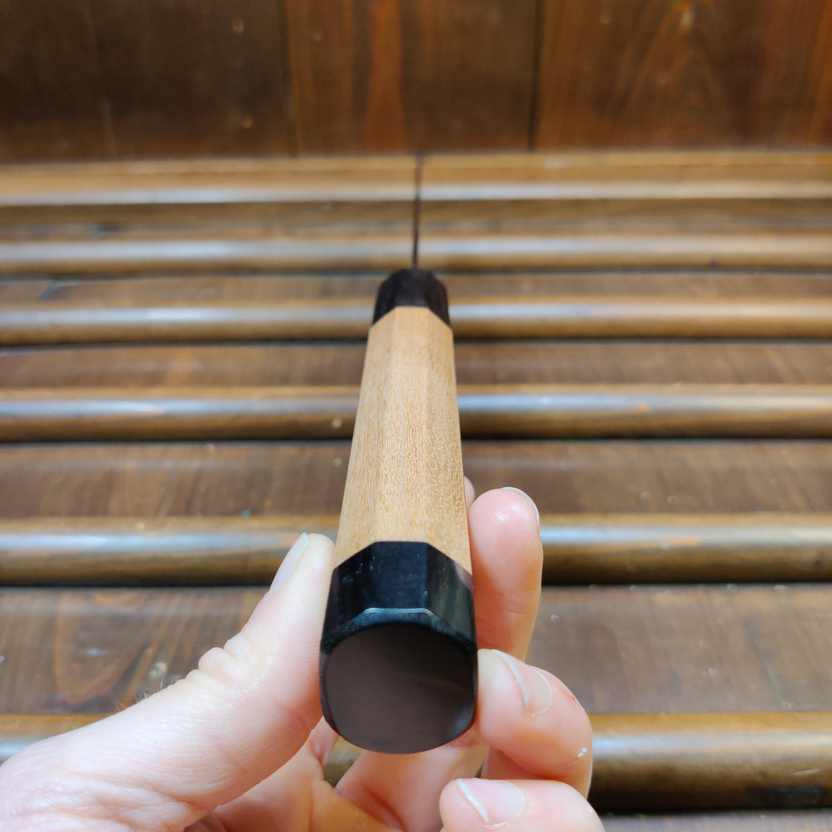 Hitohira Gorobei Rikichi 165mm Nakiri Aogami 2 Kasumi Ho Wood