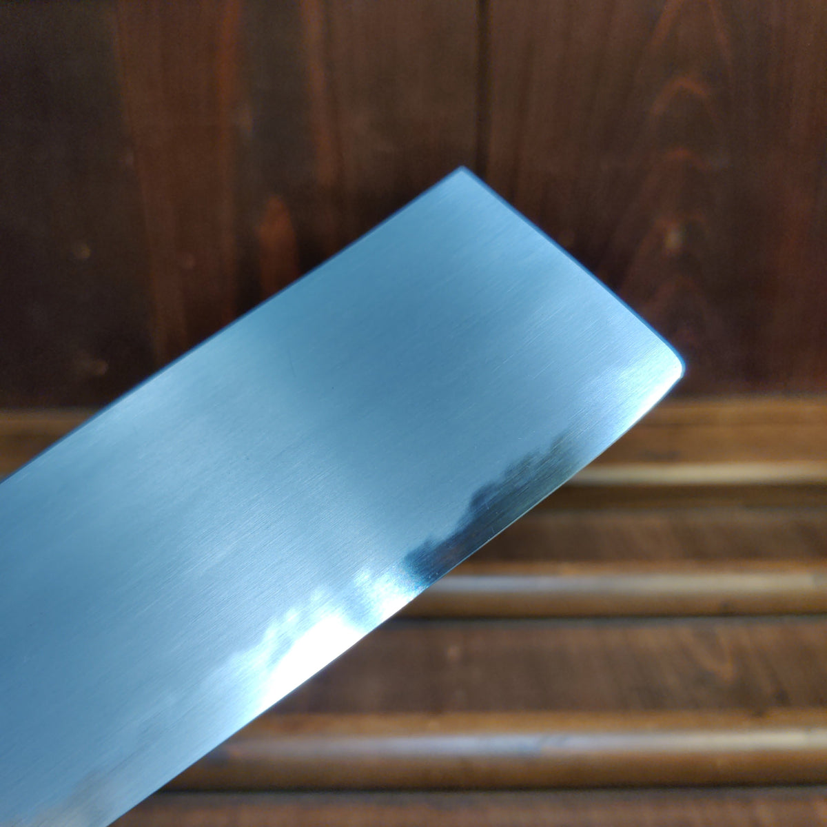Hitohira Gorobei Rikichi 165mm Nakiri Aogami 2 Kasumi Ho Wood