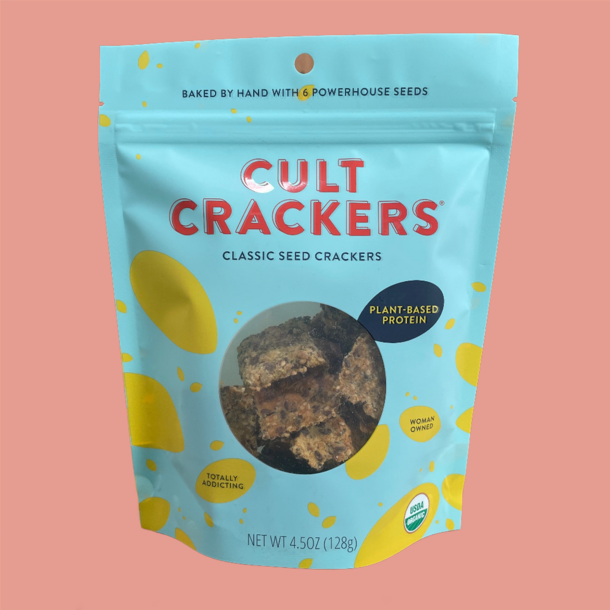 Cult Crackers Classic Seed Crackers - 4.5oz