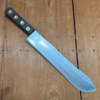108 F. Girodias 12" Heavy Bullnose Butcher Carbon Steel Rosewood France 1950's