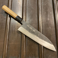 Sakai Kikumori 210mm Wa Gyuto - Shirogami 1 - Kurouchi