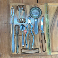 New Old Stock Wusthof / Hoffritz Bar Set In Box Danish Modern 1950s-60s