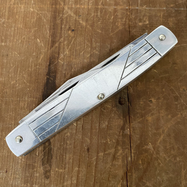 Robeson 4" Stockman Aluminum Handle Scales Unused