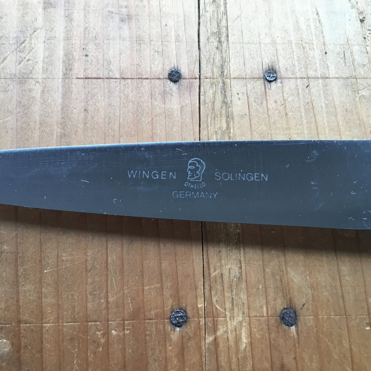 New Old Stock Anton Wingen Jr 4.75" Carbon Steel Utility Solingen 1960's