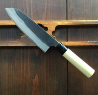 Tojiro 165mm Wa-Santoku Shirogami Kurouchi