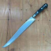 Vintage Sabatier Thiers Issard 4 Star Elephant 7.75" Yataghan Carving Knife Carbon France 1960-75