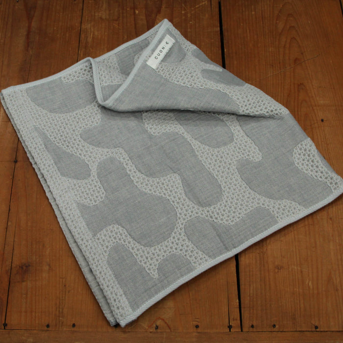 Waffle Gauze Towel - Gray