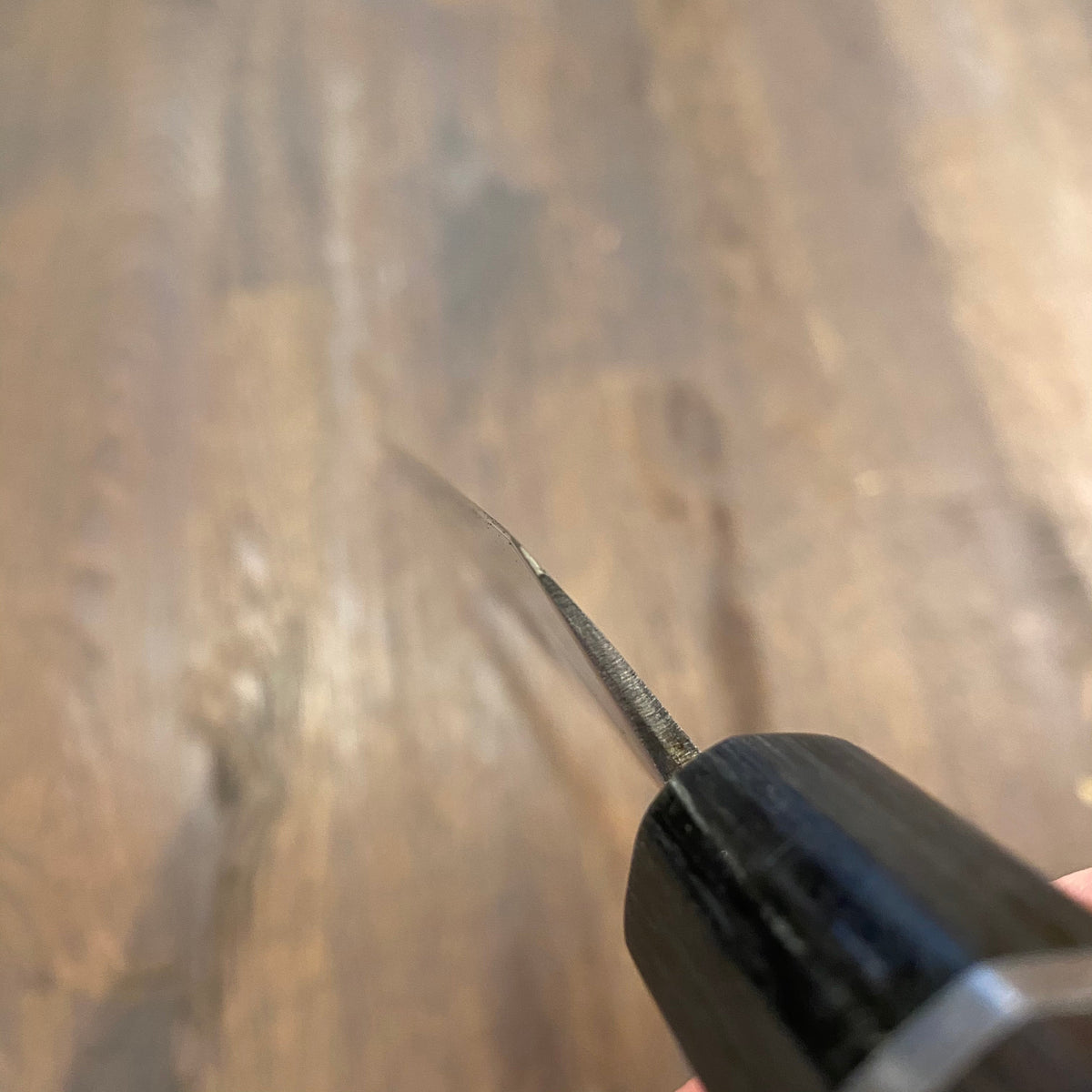 Kajiwara 270mm Sujihiki Suminagashi Aogami 2 Ebony