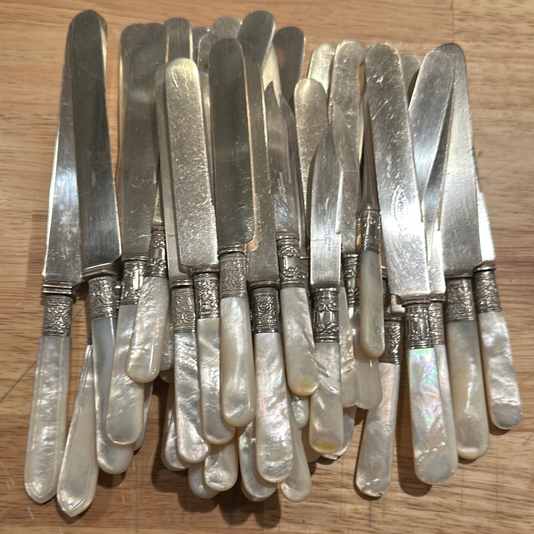 Bargain Bin Antique Table Knife MOP - $14 each