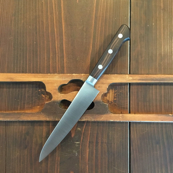 Masakane New Old Stock 150mm Petty SK Carbon Steel Ebony Handle