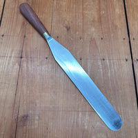 New Old Stock Vorex 11" Spatula Forged Stainless Steel Rosewood Thiers, France