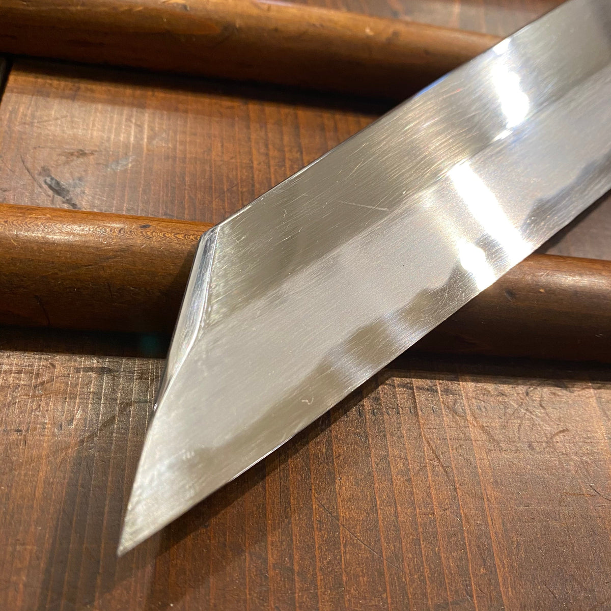 Konosuke Fujiyama 270mm Kiritsuke Aogami 1 Ebony Blonde Lefty