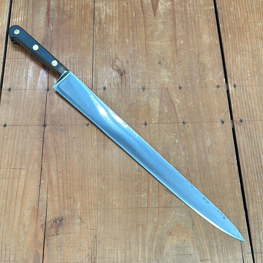 K Sabatier Jeune 13.25" Tranchelard Slicer Carbon Steel 1950s?