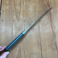 Vintage Sabatier Trumpet / Ancienne Maison 9.5” Carving Knife Stainless France 1950-70