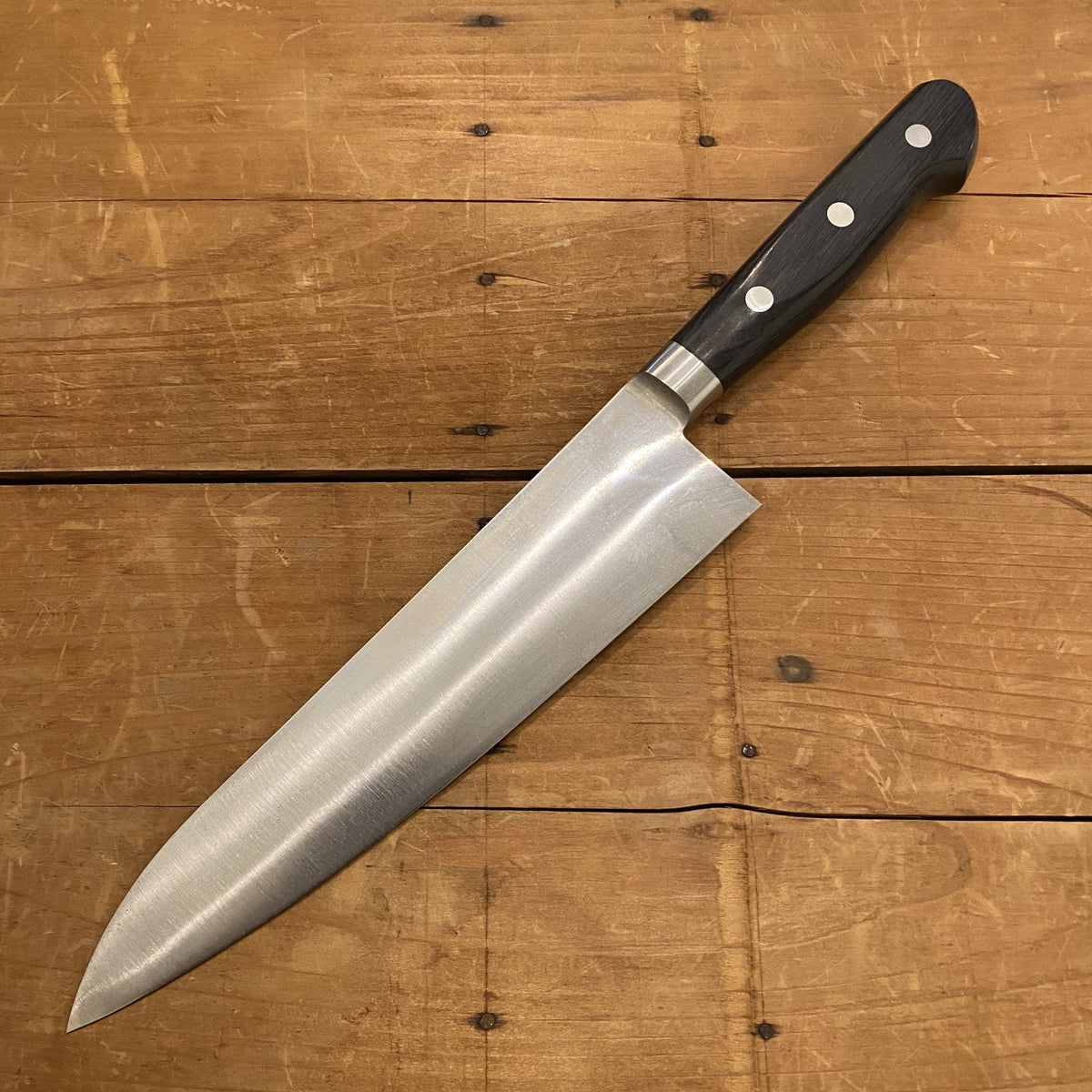 Masakane New Old Stock 195mm Gyuto SK Carbon Steel Pakka