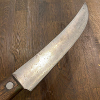 Unmarked 12” Scimitar Carbon Steel USA 1930-60s