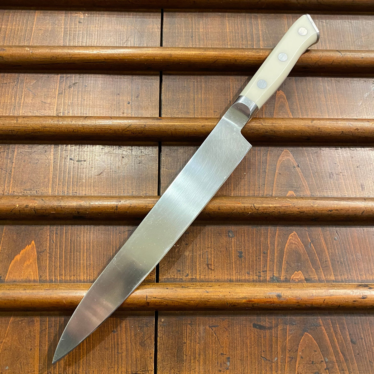 Trade In Zanmai Mcusta 220mm Sujihiki Pro Molybdenum Vanadium Stainless