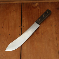 K Sabatier New Old Stock 10" Bullnose Butcher Carbon Steel 1950's