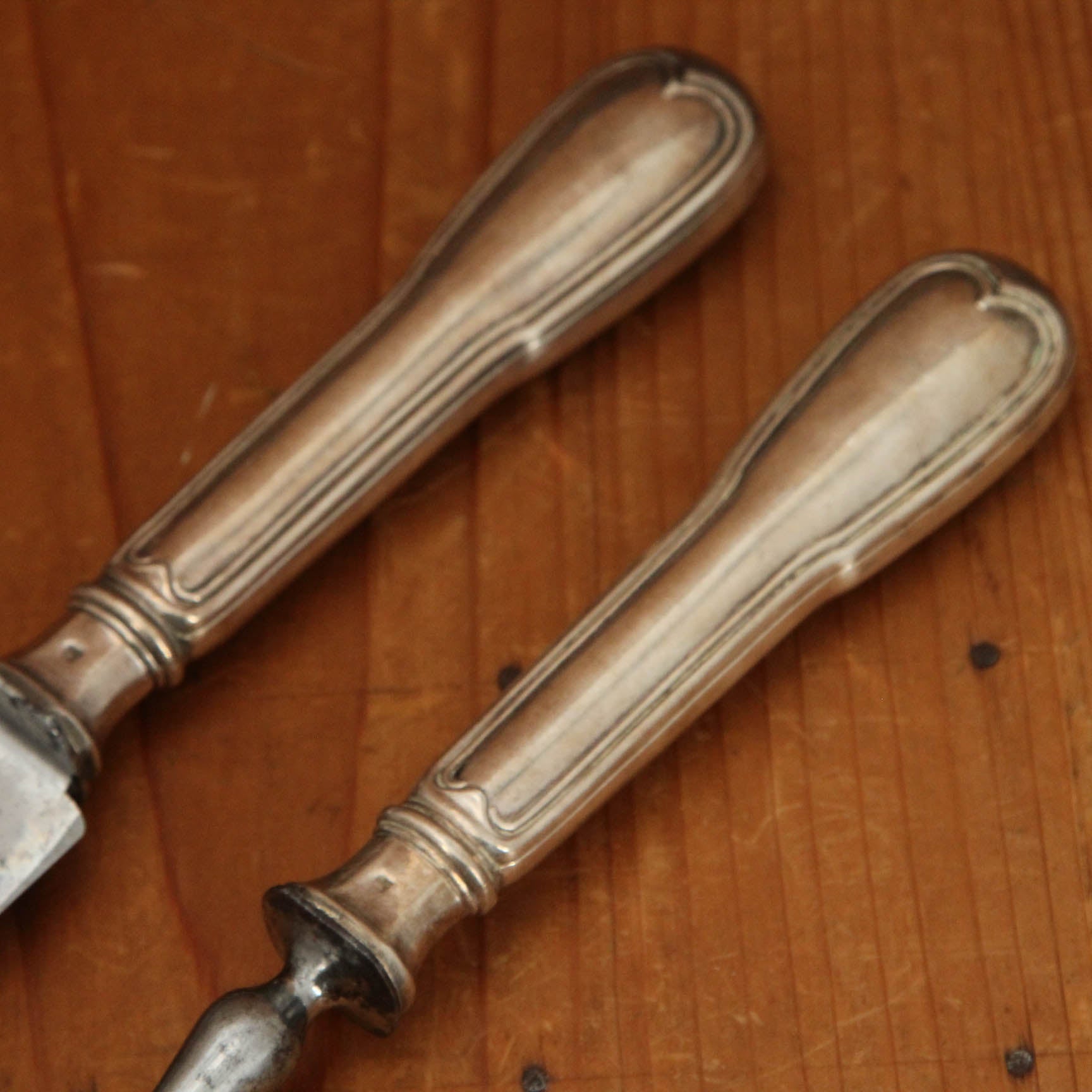 Antique Cailar Bayard Paris Carving Set Chignon Silver – Bernal