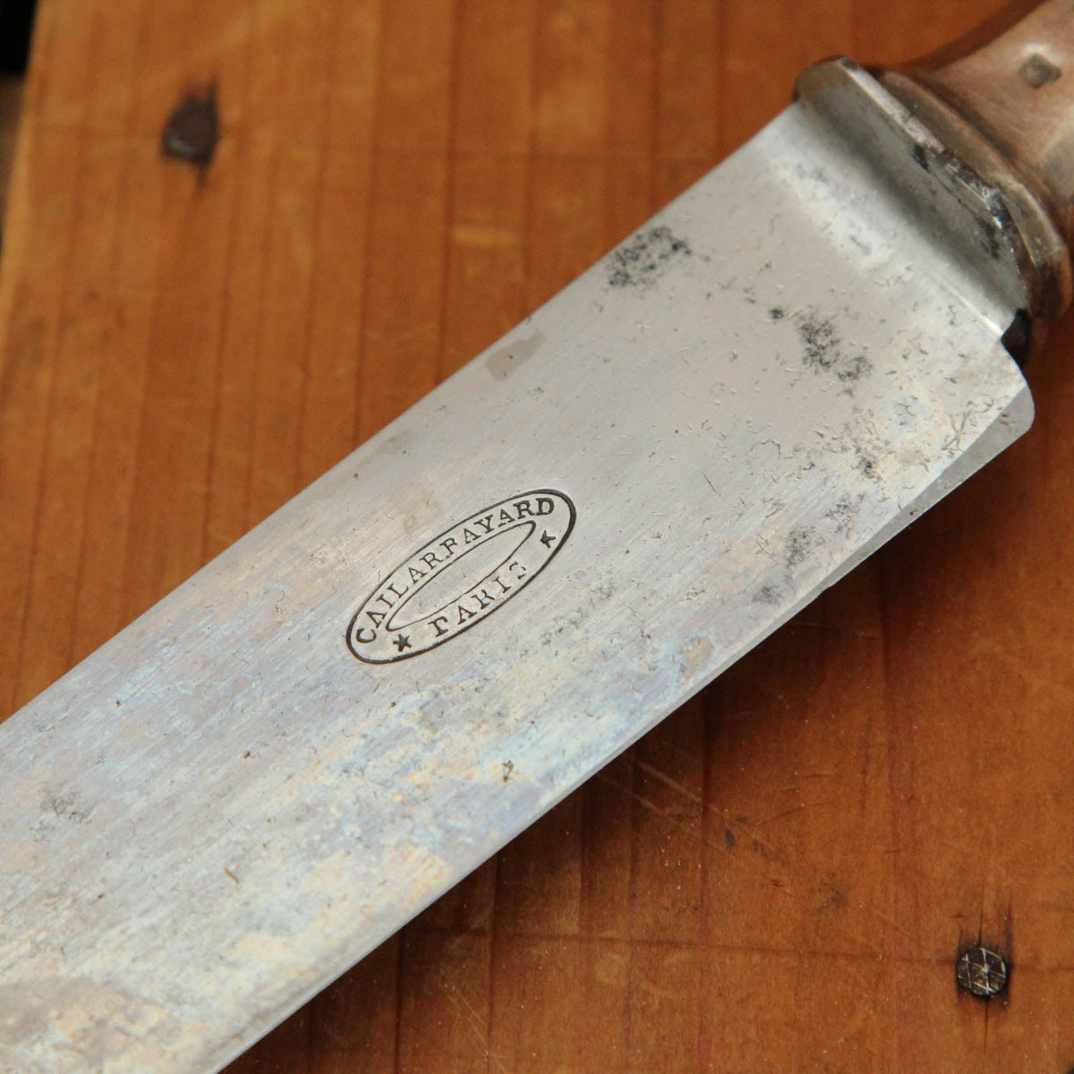 Antique Cailar Bayard Paris Carving Set Chignon Silver