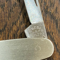 Robeson Shuredge 3” Pen Stainless Blade Nickel Scales 1922-38