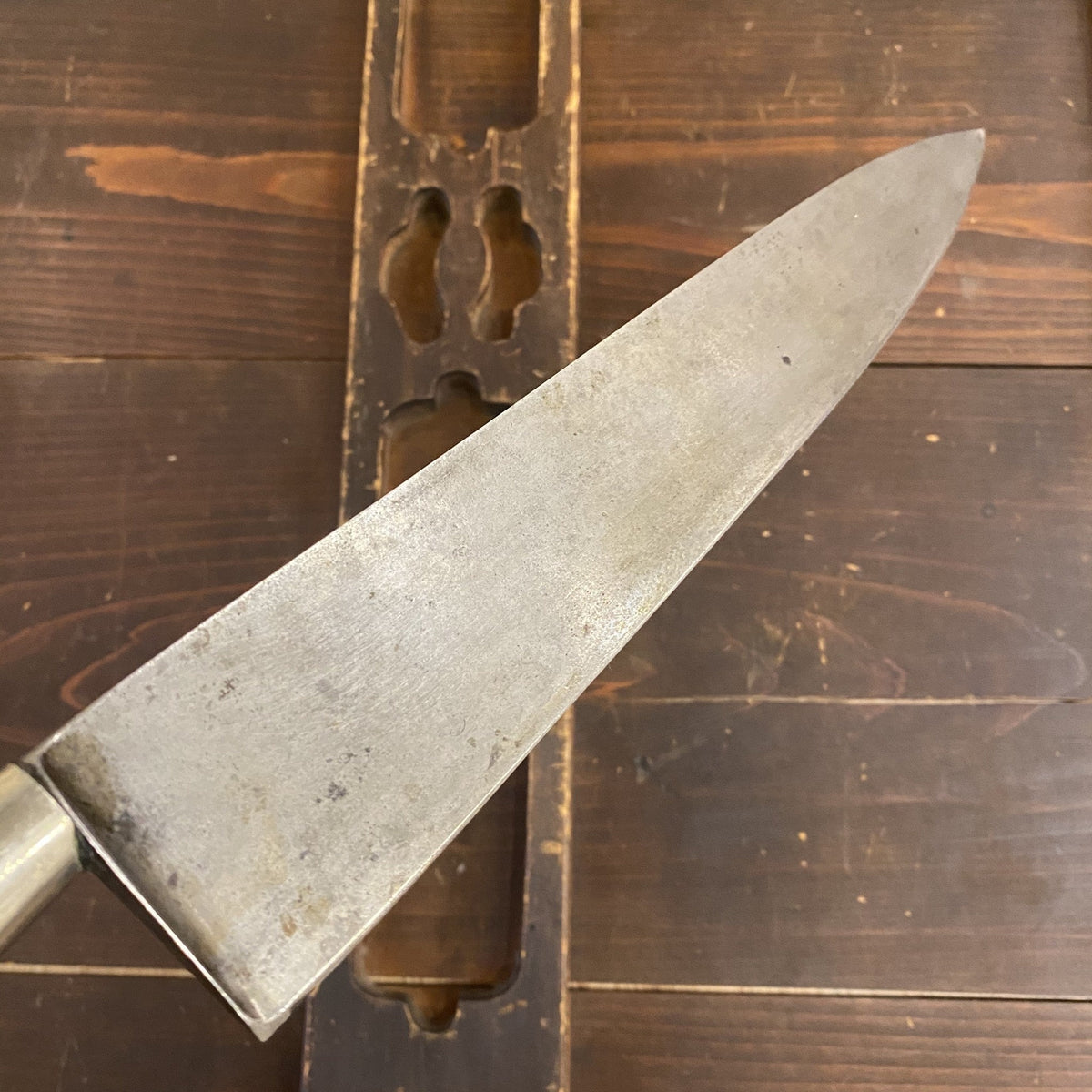 La Trompette 11" Nogent Style Chef Knife Paris *Pre-1891* Pre-Dufresne/Pouzet/Sabatier