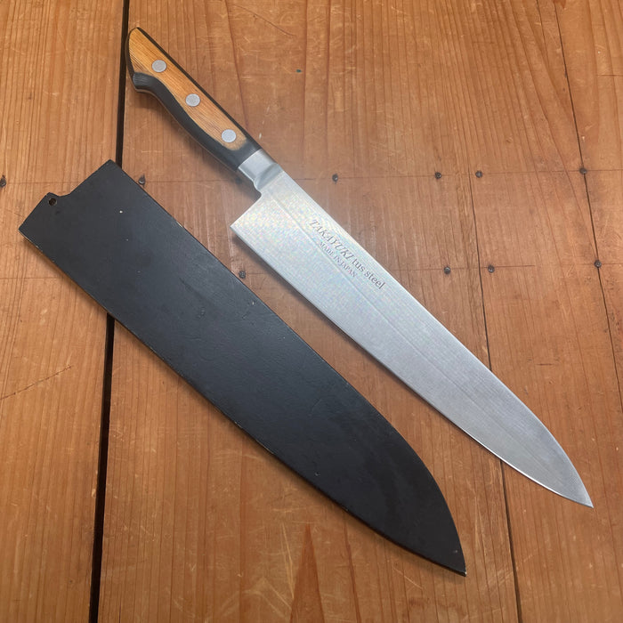 Trade In Takayuki 240mm Gyuto Tus Steel Western