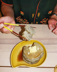 Black Sesame Mochi Pancake and Waffle Mix