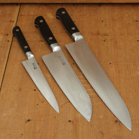 Morihei Hisamoto Hagane Carbon Knife Set - 3 Pieces