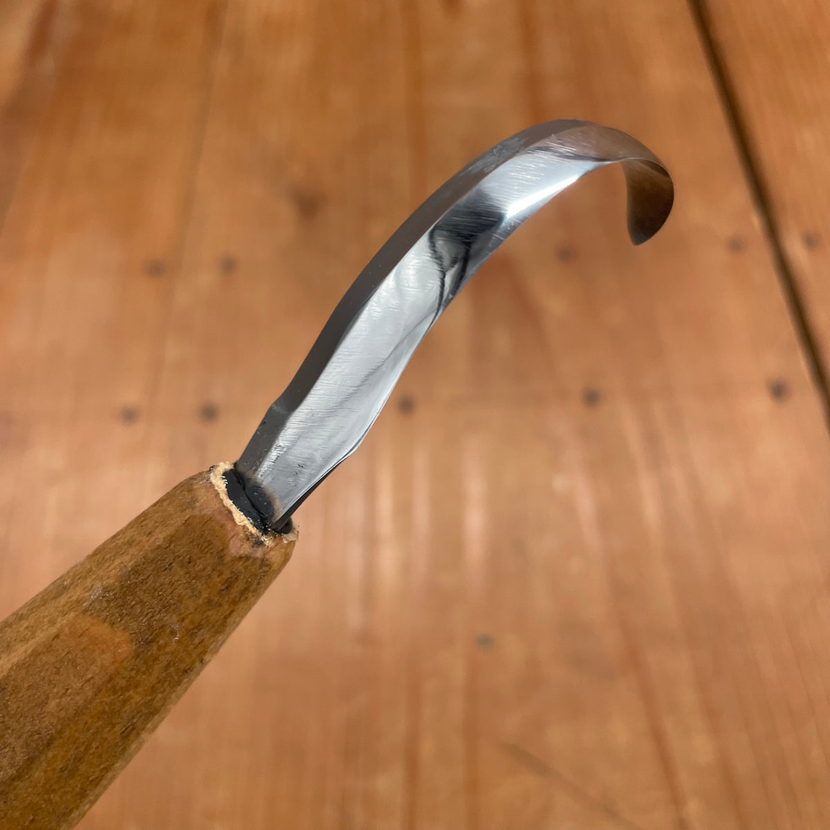 Wood Tools Right Handed Compound Curve Spoon Knife with Handle – Bernal ...