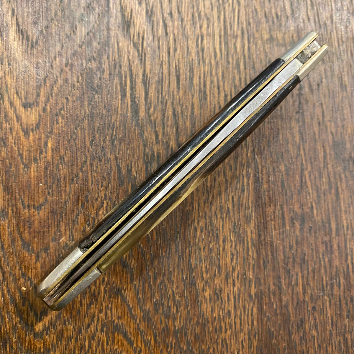 Unmarked  4" Jack Knife Carbon Steel Horn Handle -Sheffield?