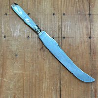 Vintage H Boker & Co Tree Brand 6" Carving Knife Carbon Mother of Pearl 1920-30