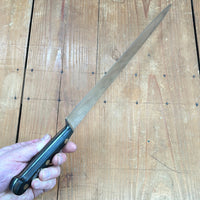 K Sabatier Jeune 13.25" Tranchelard Slicer Carbon Steel 1950s?