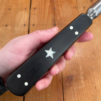 14” Fork Hand Forged Carbon Steel Ebony & Inlay Custom Handle USA or Germany