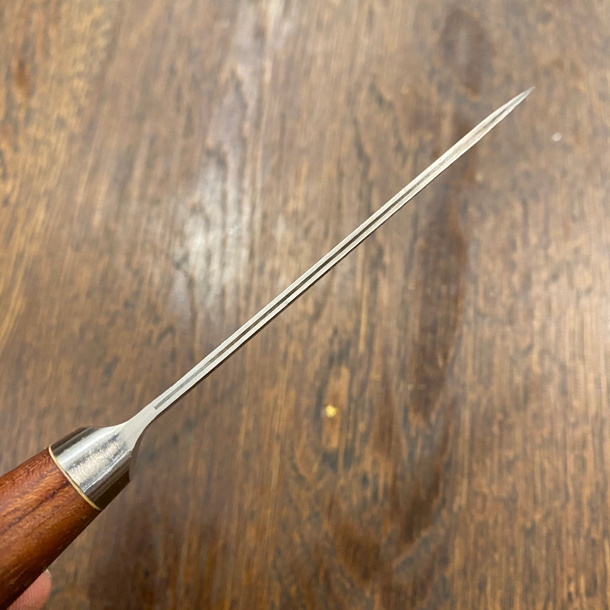 90mm Petty Stainless Clad Aogami 2 With Bubinga Handle