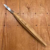 Wood Tools Left Handed Open Curve Spoon Knife with Handle