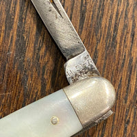 Remington 3" Pen Knife Carbon Steel Mother of Pearl 1935-40
