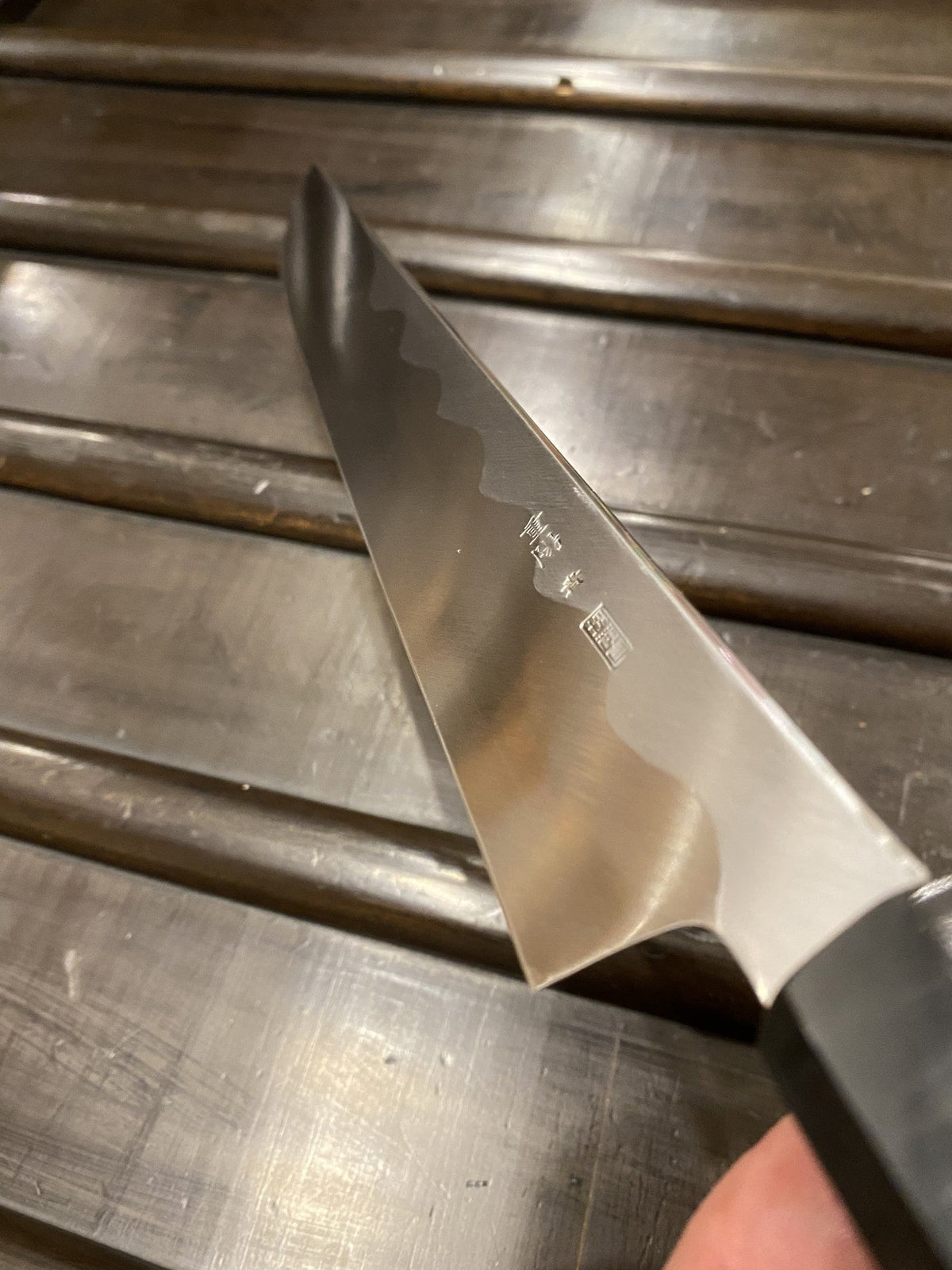 Sakai Kikumori Choyo 300mm Saber Tip Sakimaru Takobiki Aogami 1 with Saya