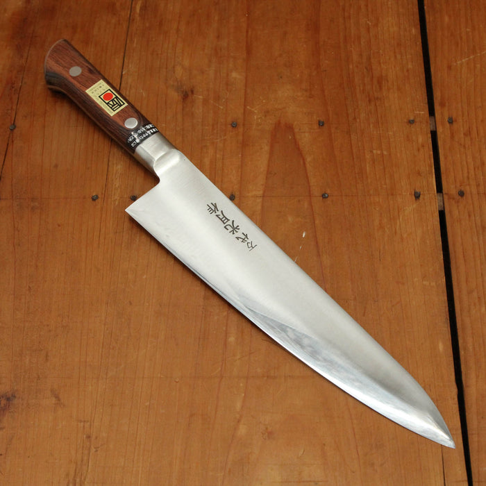 Kogetsu Mandai 240mm Gyuto Stainless Imitation Mahogany