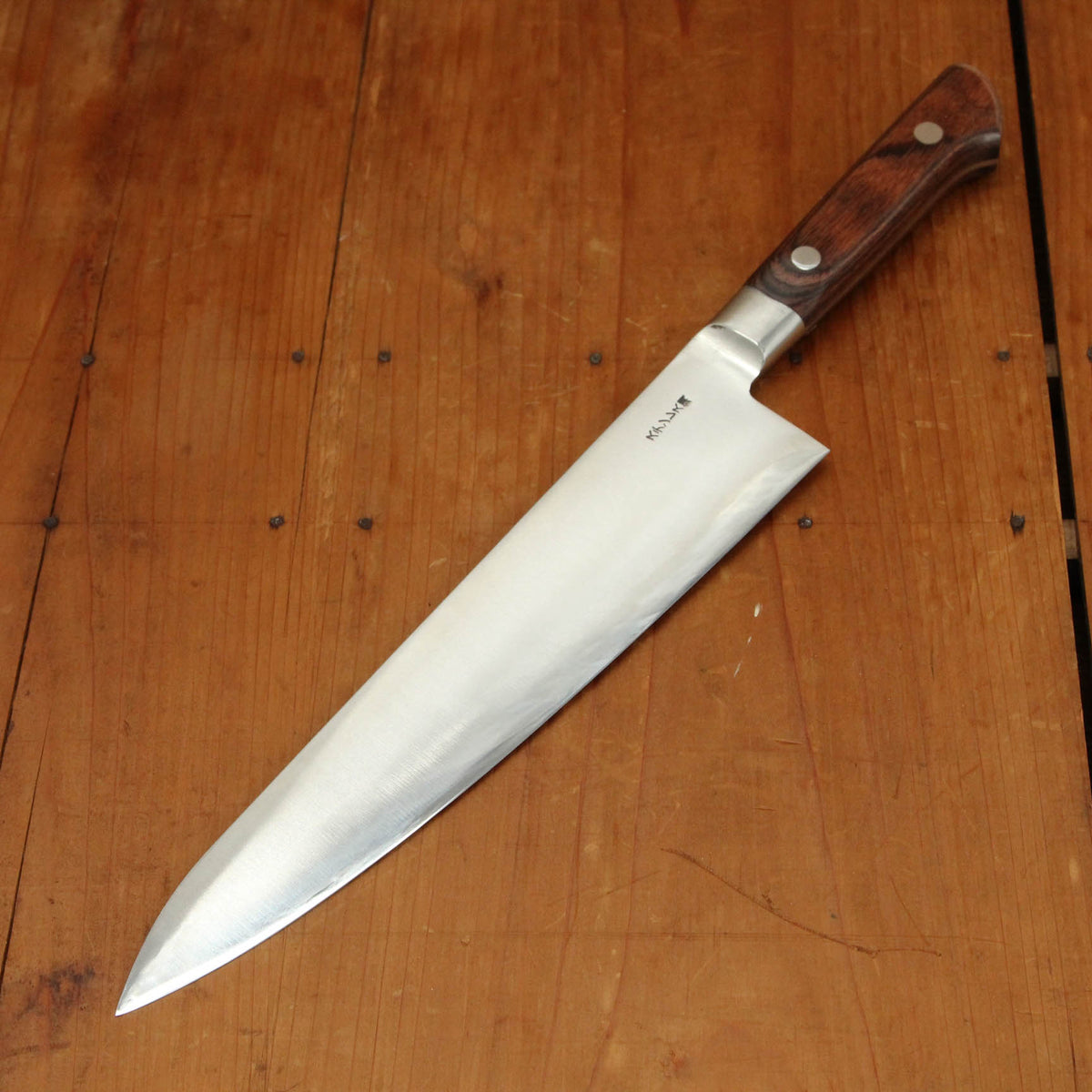 Kogetsu Mandai 240mm Gyuto Stainless Imitation Mahogany