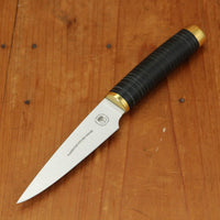 Florentine Four 100mm Paring Knife Carbon Black & Black