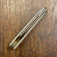 Hibbard Spencer & Bartlett 2 5/8" Pen Knife W Button Hook MOP 1920s-1960s